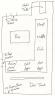My rough drawing of the layout of the kitchen at Pigall's